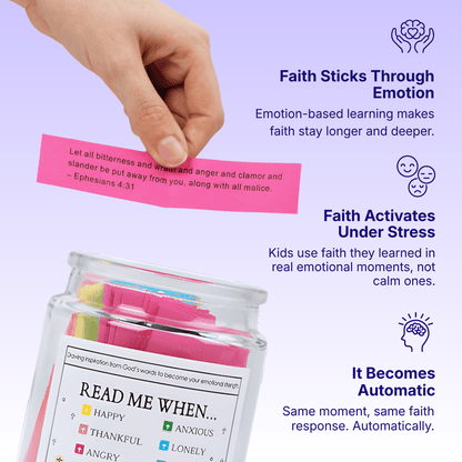 Handmade Bible Verses Jar: 90 Day Verses Learning For Kids