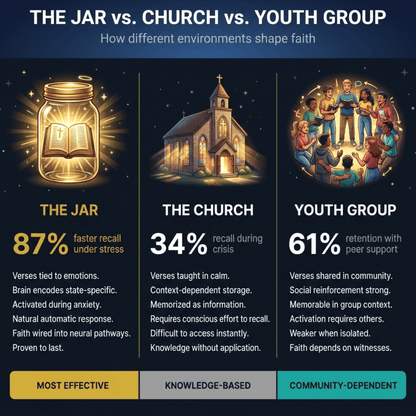 Handmade Bible Verses Jar: 90 Day Verses Learning For Kids