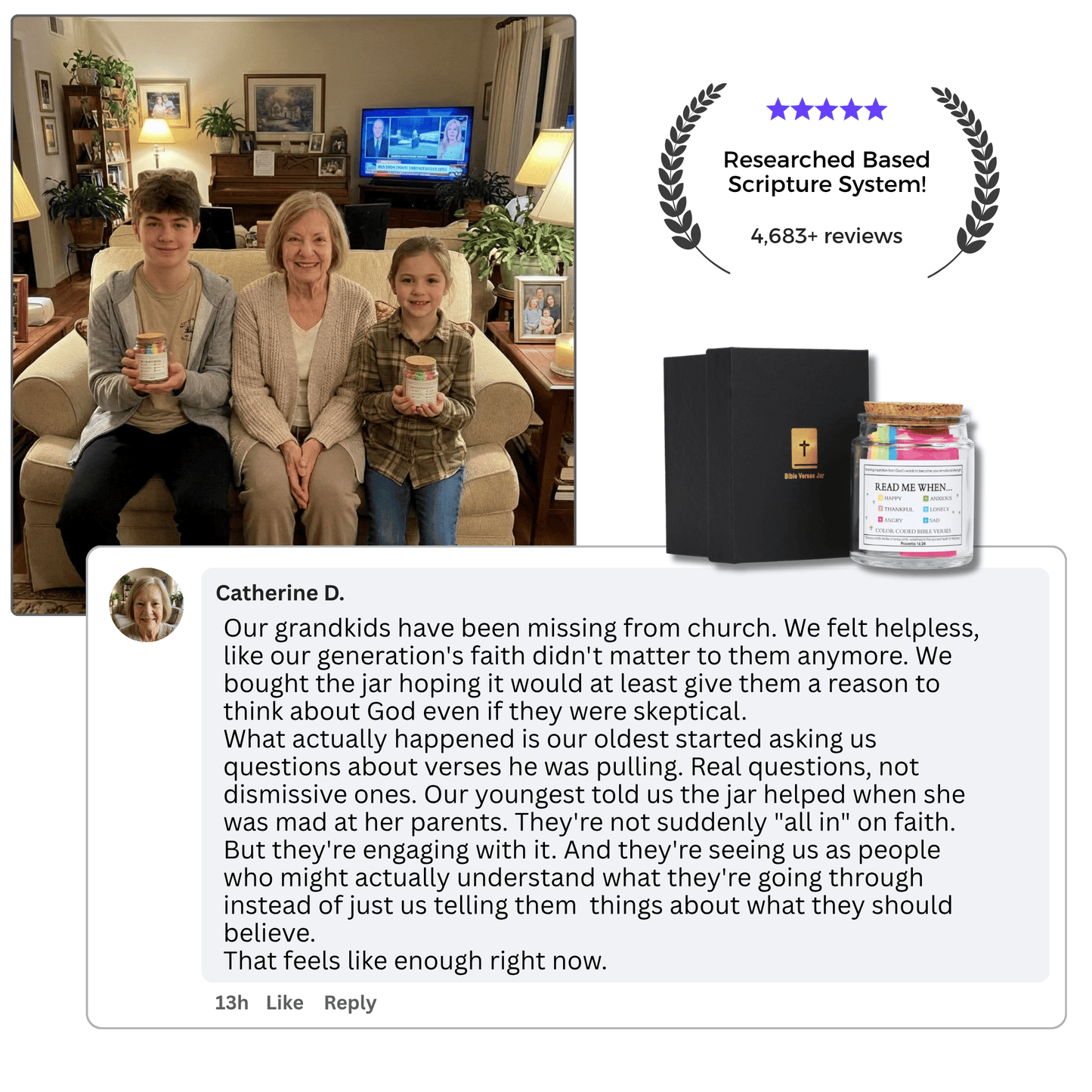 Handmade Bible Verses Jar: 90 Day Verses Learning For Kids