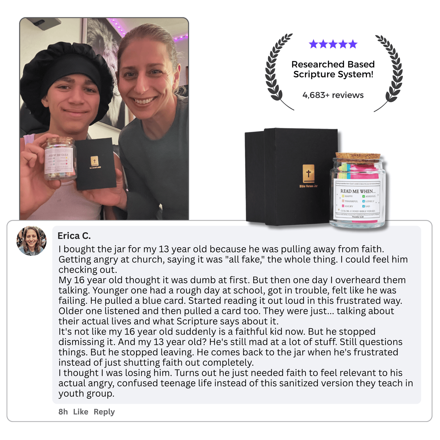 Handmade Bible Verses Jar: 90 Day Verses Learning For Kids